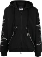 Haculla hoodie Fallen Angel imprimé - Noir