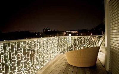 LED gordijn 120x80cm warmwit uitbreidingsset LED gordijn 120x80cm warmwit uitbreidingsset