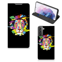 Samsung Galaxy S21 Plus Magnet Case Lion Color - thumbnail