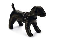 Beeztees thunder - hondentuig - zwart - mini - 26-35cmx15mm