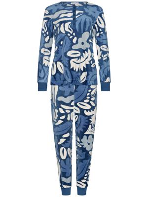 Duurzame velours pyjama flora