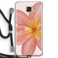 Pink Ellila Flower: Samsung Galaxy A5 (2016) Transparant Hoesje met koord
