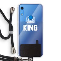 King zwart: Huawei Y6s Transparant Hoesje met koord