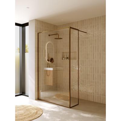 Riho Define Inloopdouche - L vorm - 120x40x200cm - Copper mat G010011302