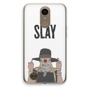 Slay All Day: LG K10 (2017) Transparant Hoesje