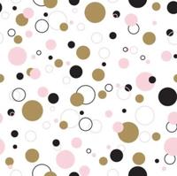 Duni servetten splashin dots 3-laags 33x33 Duni servetten splashin dots 3-laags 33x33