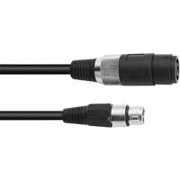 Omnitronic 30225600 XLR Adapterkabel [1x Luidspreker-koppeling - 1x XLR-bus 3-polig] 1.00 m Zwart