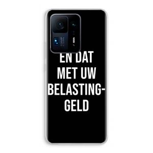 Belastinggeld - Zwart: Xiaomi Mi Mix 4 Transparant Hoesje
