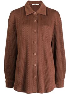 b+ab chemise en maille torsadée - Marron