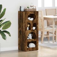 Dressoir Gerookt eiken 40 x 35 x 100,5 cm Bewerkt hout