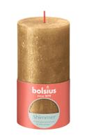 Bolsius Rustiek stompkaars 130/68 goud