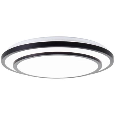 Brilliant Zwarte plafondlampLuciano Ø 49,5cm - G80564A76