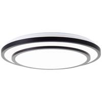 Brilliant Zwarte plafondlampLuciano Ø 49,5cm - G80564A76