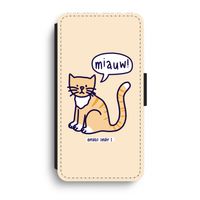 Miauw: iPhone XR Flip Hoesje