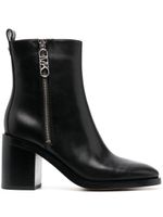 Michael Michael Kors Regan ankle leather boots - Noir