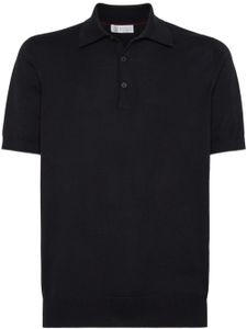 Brunello Cucinelli polo en coton - Noir