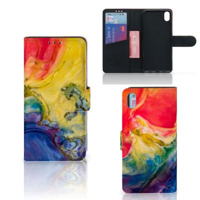 Hoesje Xiaomi Redmi 7A Watercolor Dark Hoesje Xiaomi Redmi 7A Watercolor Dark
