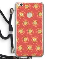 Zon: Huawei Ascend P8 Lite (2017) Transparant Hoesje met koord