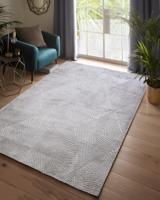 MOMO Rugs - Clarke & Clarke Blaize Silver - MOMO Rugs - Clarke & Clarke Blaize Silver -