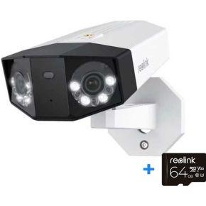 Reolink Duo Series P750 Kogel (vorm) IP-beveiligingscamera Buiten 7680 x 2160 Pixels Muur