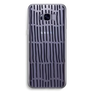 Moroccan stripes: Samsung Galaxy S8 Plus Transparant Hoesje
