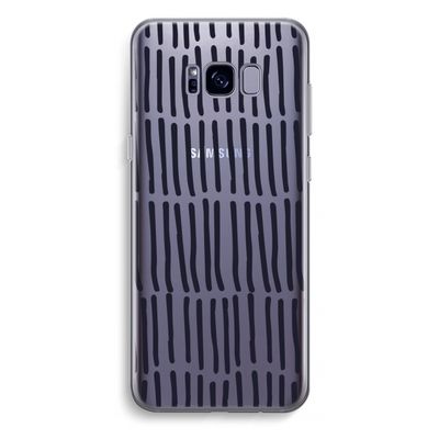 Moroccan stripes: Samsung Galaxy S8 Plus Transparant Hoesje