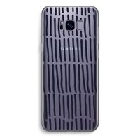 Moroccan stripes: Samsung Galaxy S8 Plus Transparant Hoesje