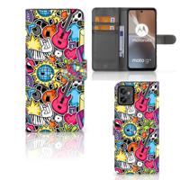 Motorola Moto G32 | Wallet Case | met Pasjes | Punk Rock