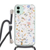 Terrazzo N°8: iPhone 11 Transparant Hoesje met koord