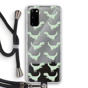 Dinos: Samsung Galaxy S20 Transparant Hoesje met koord