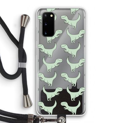 Dinos: Samsung Galaxy S20 Transparant Hoesje met koord
