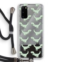 Dinos: Samsung Galaxy S20 Transparant Hoesje met koord