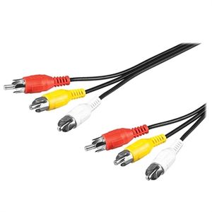 Goobay Samengestelde Audio & Videokabel - 3x RCA Stekkers - 2m