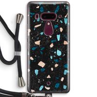 Terrazzo N°11: HTC U12+ Transparant Hoesje met koord