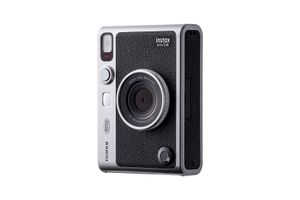Fujifilm Instax Mini EVO Polaroidcamera Zwart Bluetooth, Geïntegreerde accu, Met ingebouwde flitser