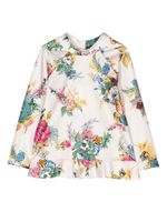 ZIMMERMANN Kids blouse Clover à volants - Multicolore - thumbnail