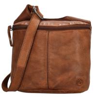 Hide & Stitches Schoudertas Paint Rock Cognac