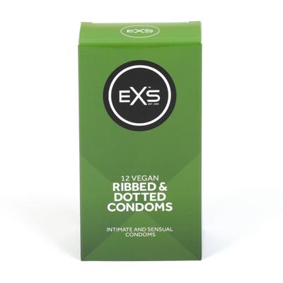 EXS EXS 3 in 1 - Ribbed, Dotted en Flared - Condooms - 12 Stuks