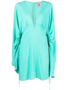 Semicouture robe courte à col v - Vert