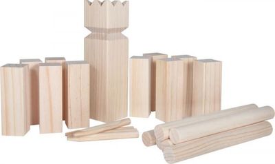 Outdoor actieve Kubb 21 onderdelen in het net