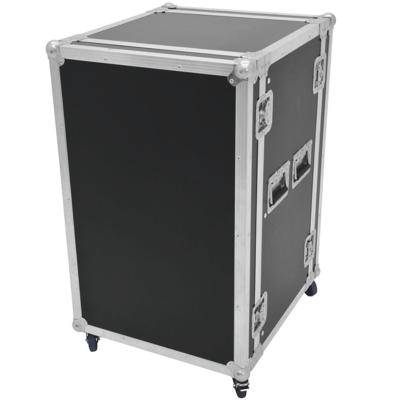 Roadinger Rack Profi 19 inch flightcase 15HE 450 mm diep met wielen