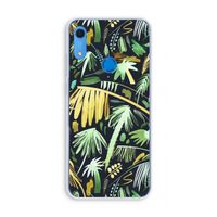 Tropical Palms Dark: Huawei Y6s Transparant Hoesje
