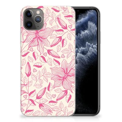 Apple iPhone 11 Pro Max | TPU Case | Pink Flowers