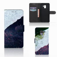 Samsung Galaxy A8 Plus (2018) Book Case Sea in Space - thumbnail