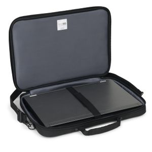Base XX by Dicota Clamshell laptoptas, voor laptops tot 15,6 inch, zwart