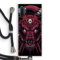 Hell Hound and Serpents: Samsung Galaxy Note 10 Plus Transparant Hoesje met koord