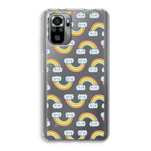 Regenboog: Xiaomi Redmi Note 10S Transparant Hoesje