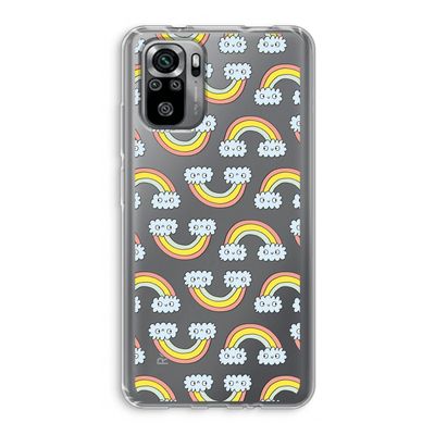 Regenboog: Xiaomi Redmi Note 10S Transparant Hoesje