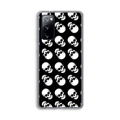 Musketon Skulls: Samsung Galaxy S20 FE / S20 FE 5G Transparant Hoesje