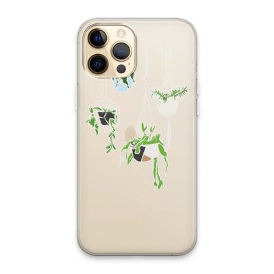 Hang In There: iPhone 13 Pro Max Transparant Hoesje